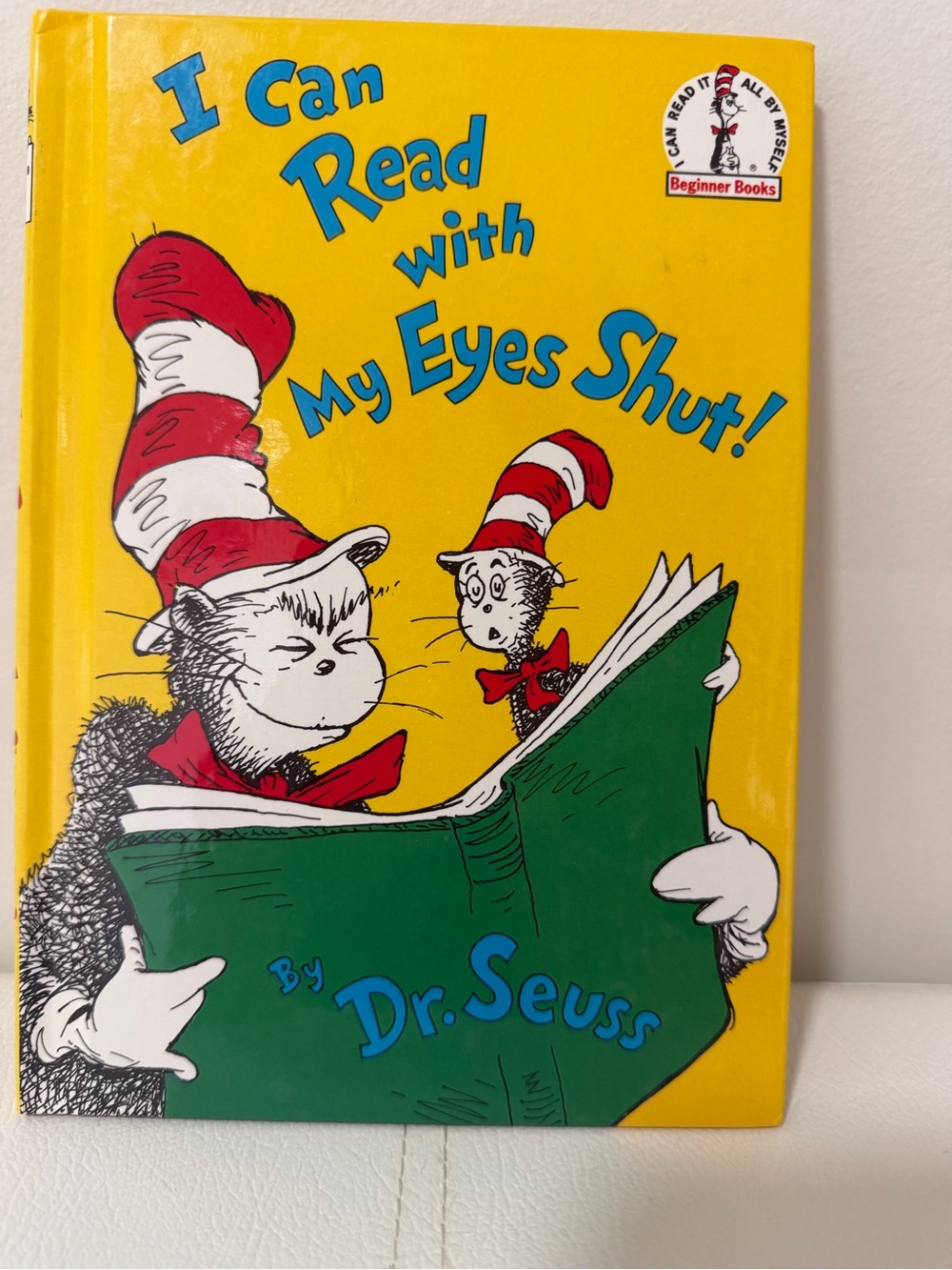 Dr. Seuss I Can Read With My Eyes Shut! Hardcover Children’s Book